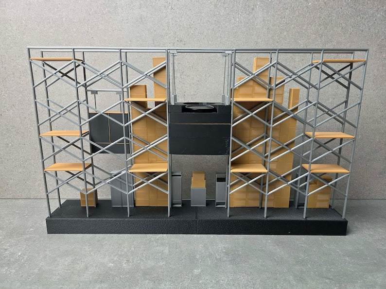 Desktop Wall of Sound speaker sculpture on desk