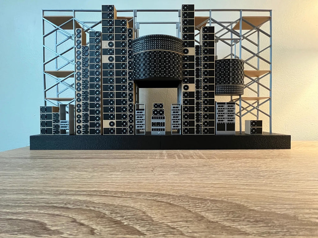 Desktop Wall of Sound - Speaker Edition | Handmade Bluetooth Speaker Model | Music Collectible