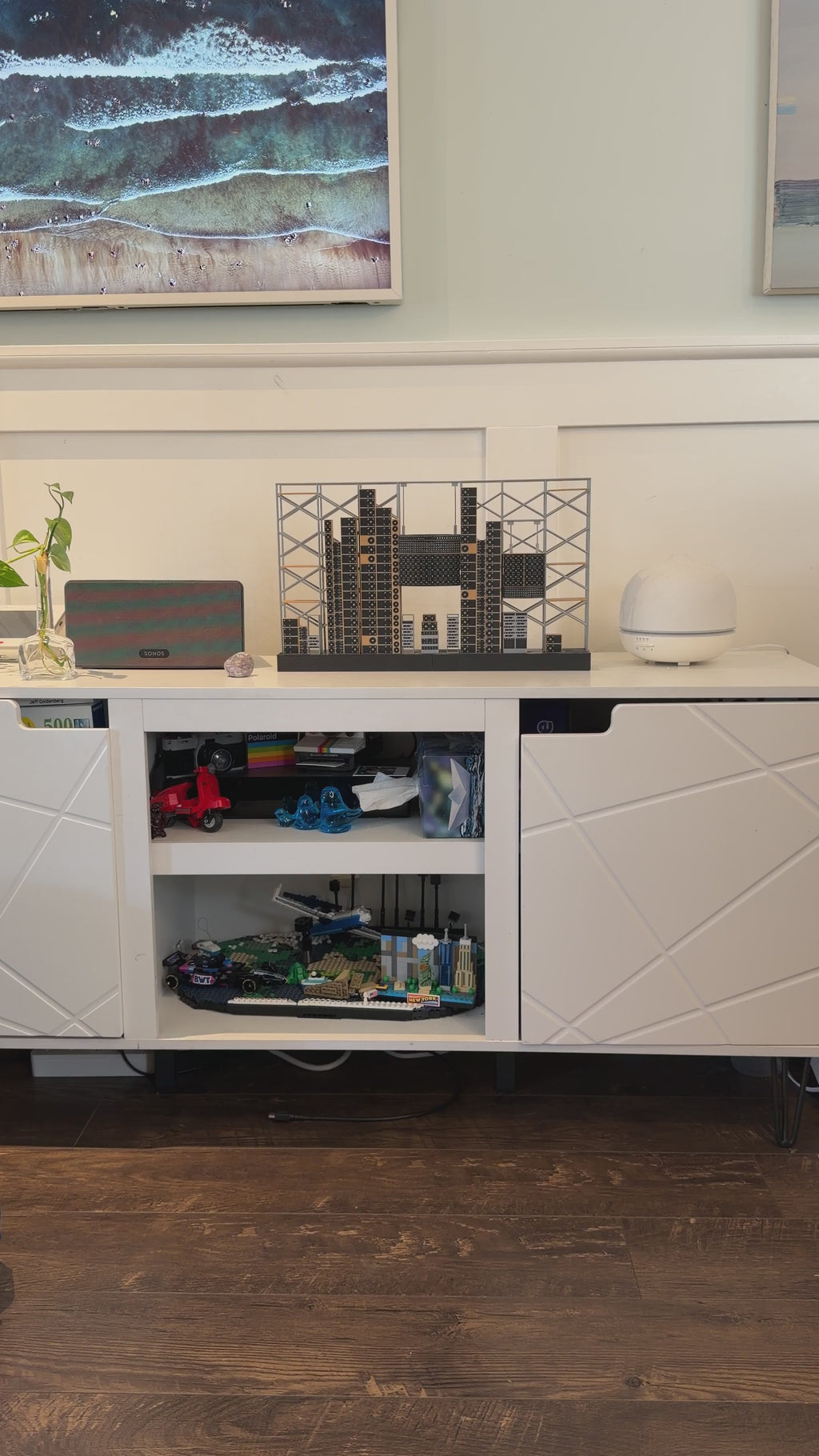 Desktop Wall of Sound - Speaker Edition | Handmade Bluetooth Speaker Model | Music Collectible